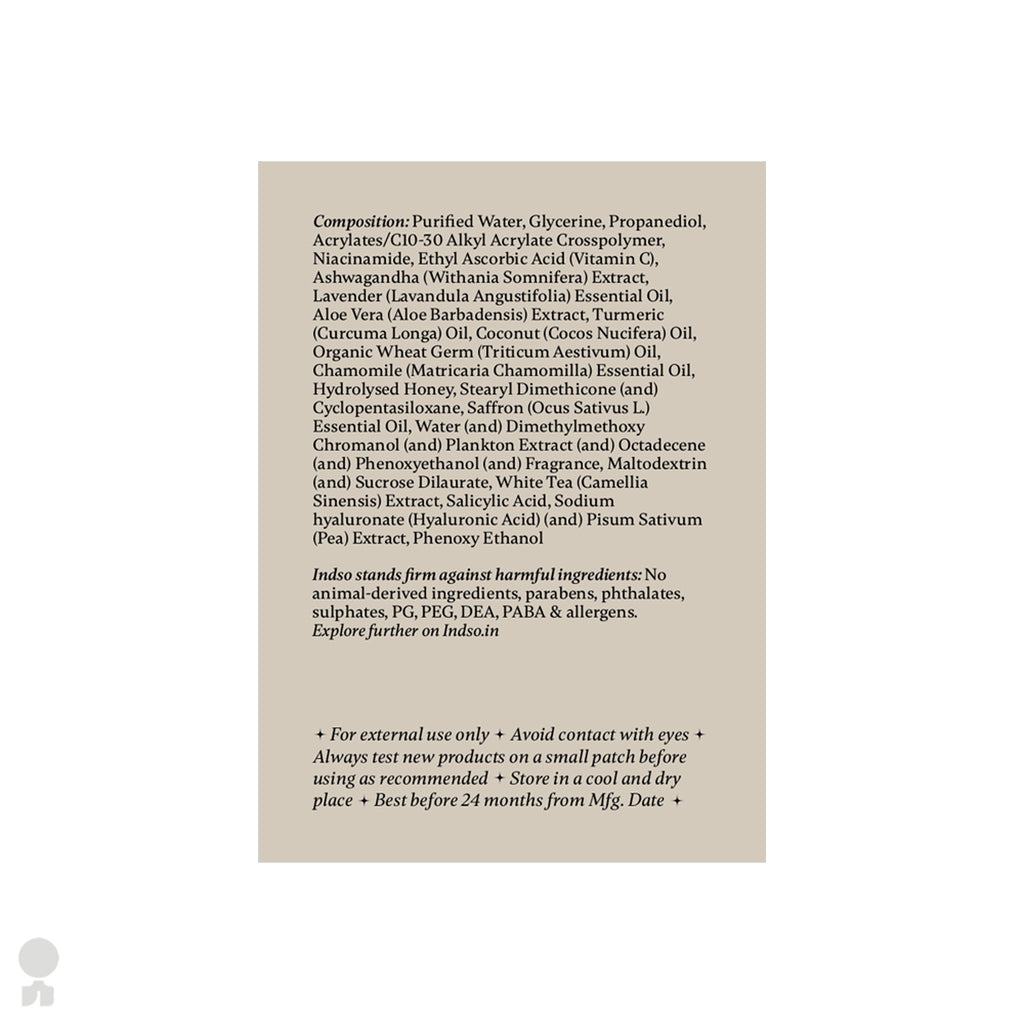 Ashwagandha Gel with Niacinamide & Hyaluronic Acid