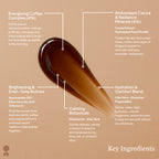 Coffee & Cocoa Gel with Niacinamide & Chamomile Extract