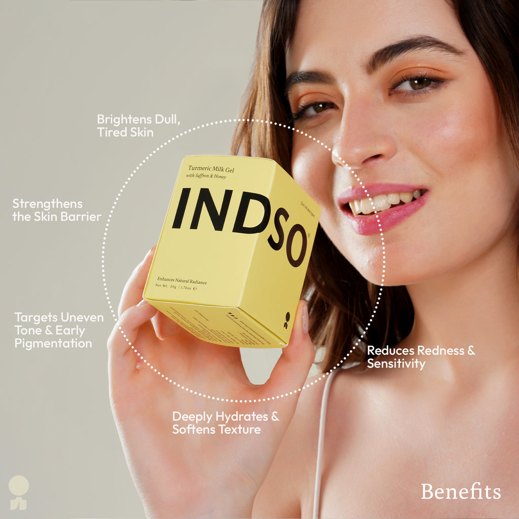 Turmeric Milk Gel with Saffron & Honey