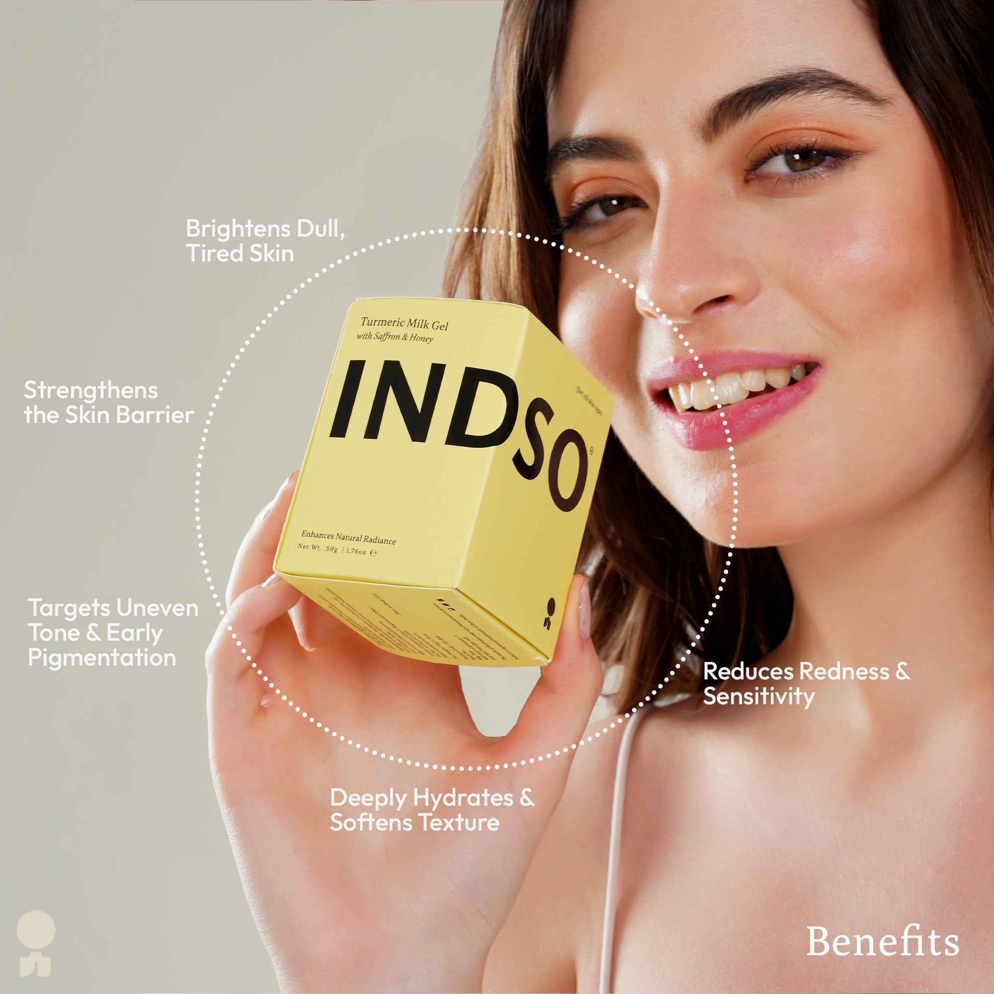 Turmeric Milk Gel with Saffron & Honey