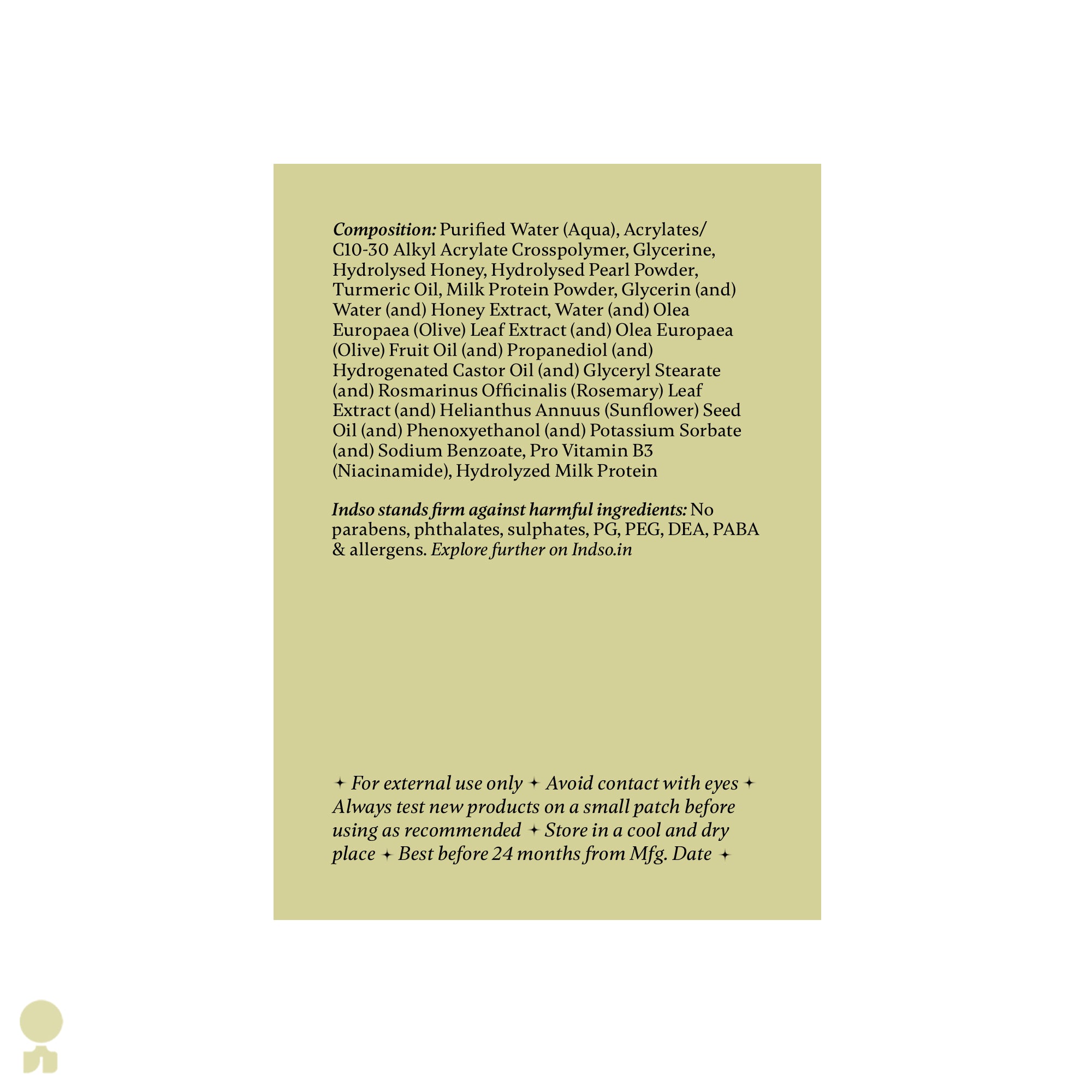 Turmeric Milk Gel with Saffron & Honey