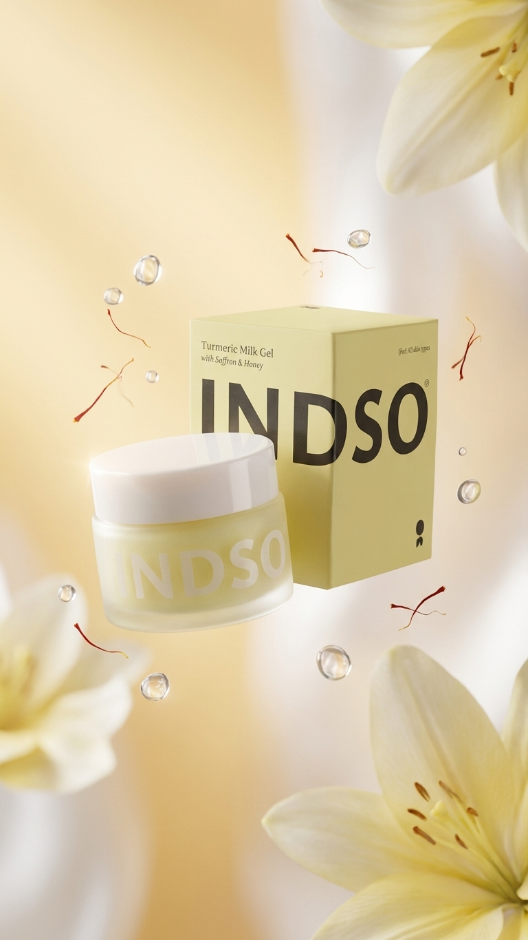 Turmeric Milk Gel with Saffron & Honey